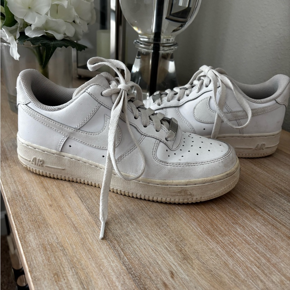 Nike AF1 White Low-Top Sneakers